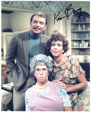 Ken Berry Signed The Carol Burnett Show 8x10 W/ Classic Comedy Cast Portrait