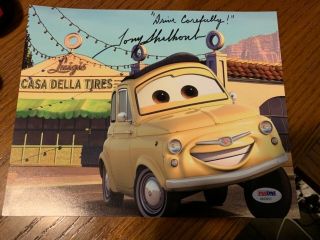 Tony Shalhoub Disney Pixar Cars Signed Autographed 8x10 Photo Psa/dna Luigi