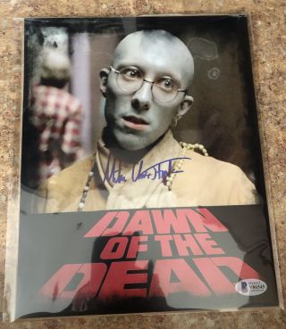 Mike Christopher Signed 8x10 Photo Dawn Of The Dead Hare Krishna Zombie Beckett