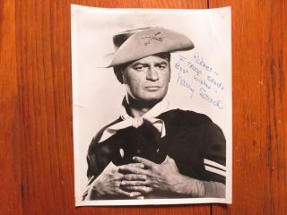 Larry Storch (f Troop/tennessee Tuxedo) Signed 8 X 10 Glossy Black & White Photo