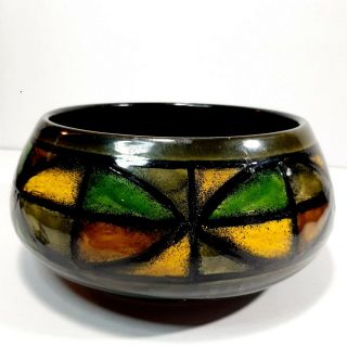 Mcm Vintage Planter Or Bowl Ceramics Pottery Bitossi Raymor Aldo Londi Rosenthal