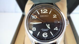 Seiko Sarg011 Automatic Mechanical Analog 6r15 Black Sports Watch Made In Japan