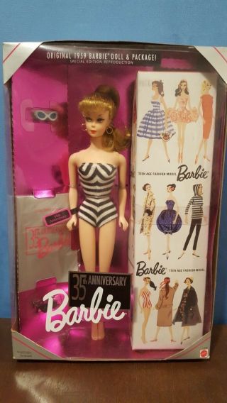 35th Anniversary 1959 Barbie And Package
