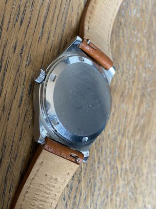36.  5mm Vintage Omega Watch Ref.  166.  0169 Cal.  1022 Burgundy Dial 4