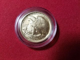 2016 - W Walking Liberty Centennial Half Dollar 1/2 oz.  24K Gold Coin 5