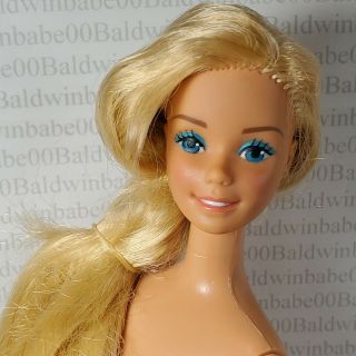 (b20) Nude Mattel Barbie Vintage 1983 Great Shapes Superstar Doll For Ooak