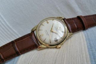 Vintage Omega Seamaster Automatic Watch,  Hobnail Dial,  Gold Filled,  503 - 2849,  Runs