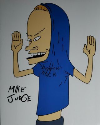 Mike Judge Hand Signed 8x10 Photo W/ Holo