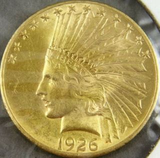 1926 $10 Ten Dollar Indian Head Gold Eagle
