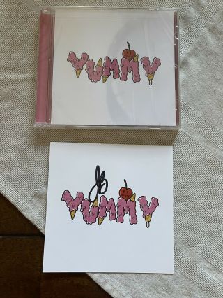 Justin Bieber Signed Autographed Yummy Cover,  Cd In Hand Ready To Ship