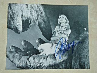 Jessica Lange / King Kong / Signed 8x10 Celebrity Photo