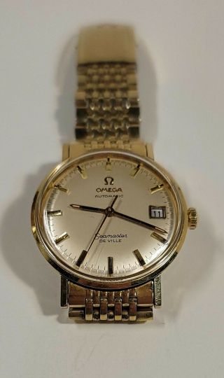 Omega Seamaster Vintage Date De Ville Automatic Mens Designer Watch