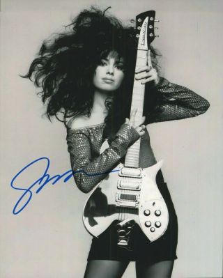 Susanna Hoffa The Bangles Singer Guitar Signed 8x10 Photo With