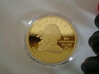 2007 - W JEFFERSON ' S LIBERTY FIRST SPOUSE 1/2 OZ,  GOLD PROOF COIN X02 2