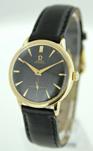 Vintage Omega Cal.  342 14k Yellow Gold Filled Automatic Bumper Men 