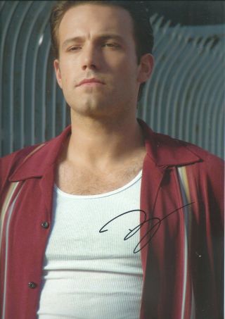 Ben Affleck Pearl Harbor 11 " X 14 " In - Person Signed Autographed Photo