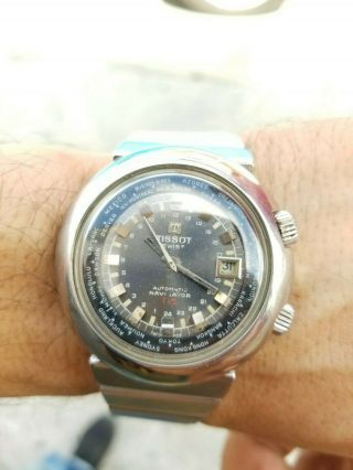 Vintage Tissot T12 Navigator World Time Watch - CW 2