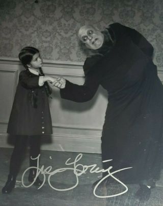 Lisa Loring Hand Signed 8x10 Photo W/ Holo The Addams Family