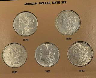 Fabulous 32 Coin Complete 1878 - 1921 Morgan Silver Dollar Full Date & Set