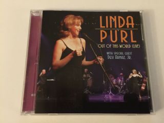 CD LINDA PURL Signed Autographed OUT OF THIS WORLD LIVE 2004 Desi Arnaz Jr 2