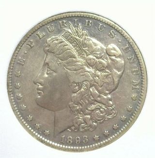 1893 - S Morgan Silver Dollar Choice Extremely Fine