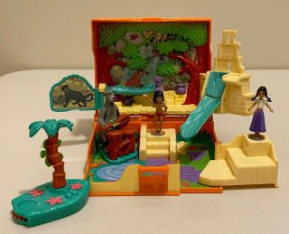 2002 Disney The Jungle Book Miniature Play Set Book 4.  5 ",  Complete