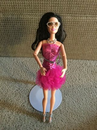 2013 Barbie Life In The Dreamhouse Raquelle Doll Articulated Rooted Lashes 2235
