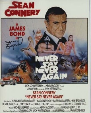 Steven Seagal 007 James Bond Official Signing Autograph Never Say Never Again