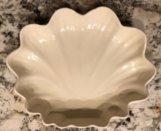 Vintage 1930/40s Catalina Pottery 12 " Sea Shell Tray/platter Gladding Mcbean Euc