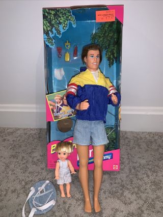 Big Brother Ken And & Baby Brother Tommy 1996 Mattel Barbie Dolls Loose