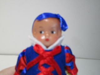 Vintage Small Wee Patsy Doll By Effanbee In Snow White Dress Tlc