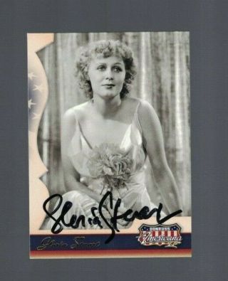 Gloria Stewart Actress Titanic Older Rose Signed Trading Card W/our