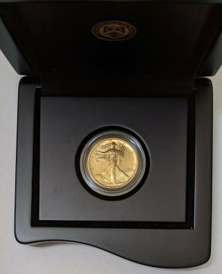 2016 - W Walking Liberty Centennial Half Dollar 1/2 Oz.  24k Gold Coin 16xa