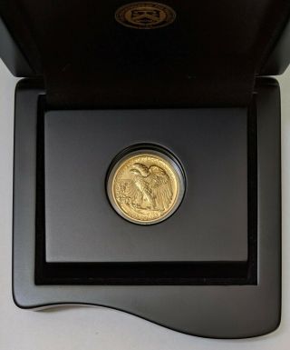 2016 - W Walking Liberty Centennial Half Dollar 1/2 oz.  24K Gold Coin 16XA 2