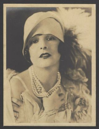 Norma Talmadge Silent Movie Star Signed 6.  5” X 8.  5” Photo Maybe Autopen