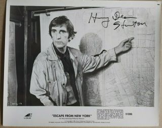 Harry Dean Stanton Of " Alien " 8x10 " Signed B/w Publicity Photo