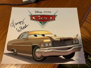 Humpy Wheeler Disney Pixar Cars Signed Autographed 8x10 Photo Jsa Tex