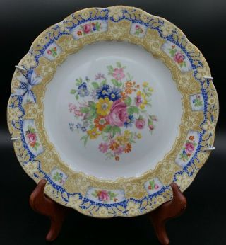 Vintage Royal Albert Valentine English Bone China Porcelain Floral Plate 9 "
