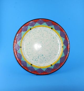 Treasure Craft - Paradise Dinner Plate - Speckled Southwest Motif Stoneware