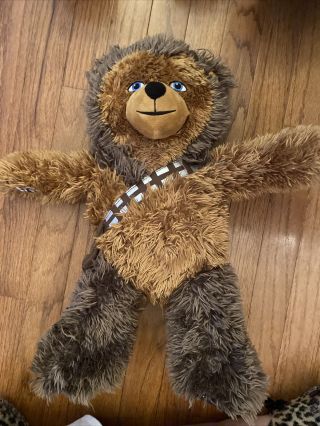 Chewbacca Wookiee Build A Bear Star Wars Plush Stuffed Bab Stuffed Animal 18 "