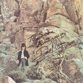 Dave Mason " Alone Together " Lp - Hand - Signed By Dave Mason