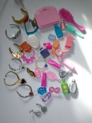 Barbie Or Same Size Doll Size Bathroom And Jewelry Accessories