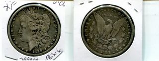 1889 Cc Morgan Silver Dollar Vf Xf 3890m