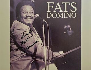 Fats Domino Rock And Roll Hall Of Famer Signed/autographed 8x10 Photograph