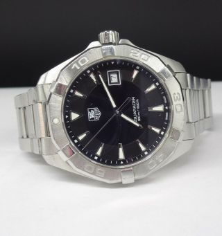 Tag Heuer Stainless Steel Aquaracer Automatic 300 Meters 1000 Feet Watch