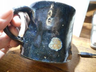 Philip Cornelius Hand - Thrown Stoneware Mug Cup Art Pottery His Name In Glaze.