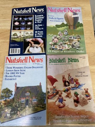 4 Nutshell News Magazines 1987 1991 1993 1993