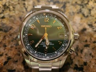 Seiko Sarb017 Alpinist Watch With Strapcode Oyster Bracelet