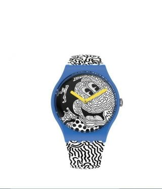 Swatch Eclectic Mickey Keith Haring Limited Edition Suoz336