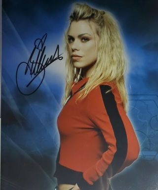 Billie Piper Hand Signed 8x10 Photo Holo Doctor Who
